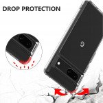 Wholesale Clear Armor Hybrid Transparent Case for Google Pixel 7a (Clear)